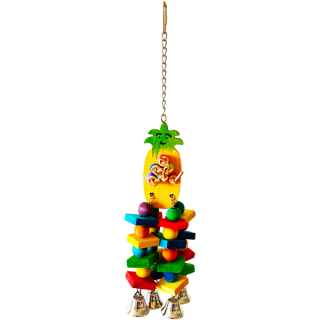 Veselý ananas s kůžemi, 38 x 7 cm
